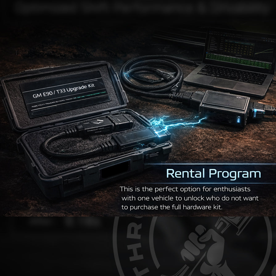 1 WEEK RENTAL - HP Tuners GM E90/T93 Upgrade Kit